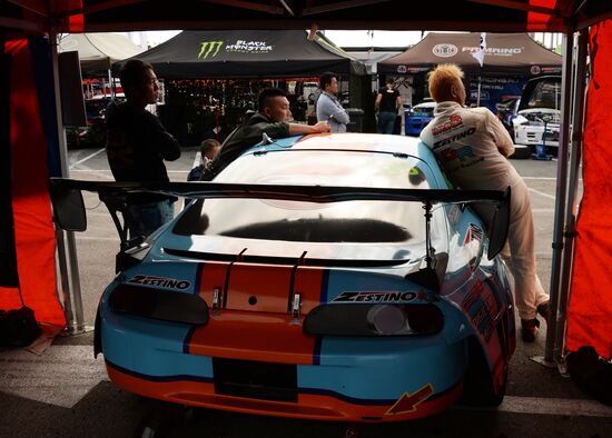International drifting competition in Vladivostok