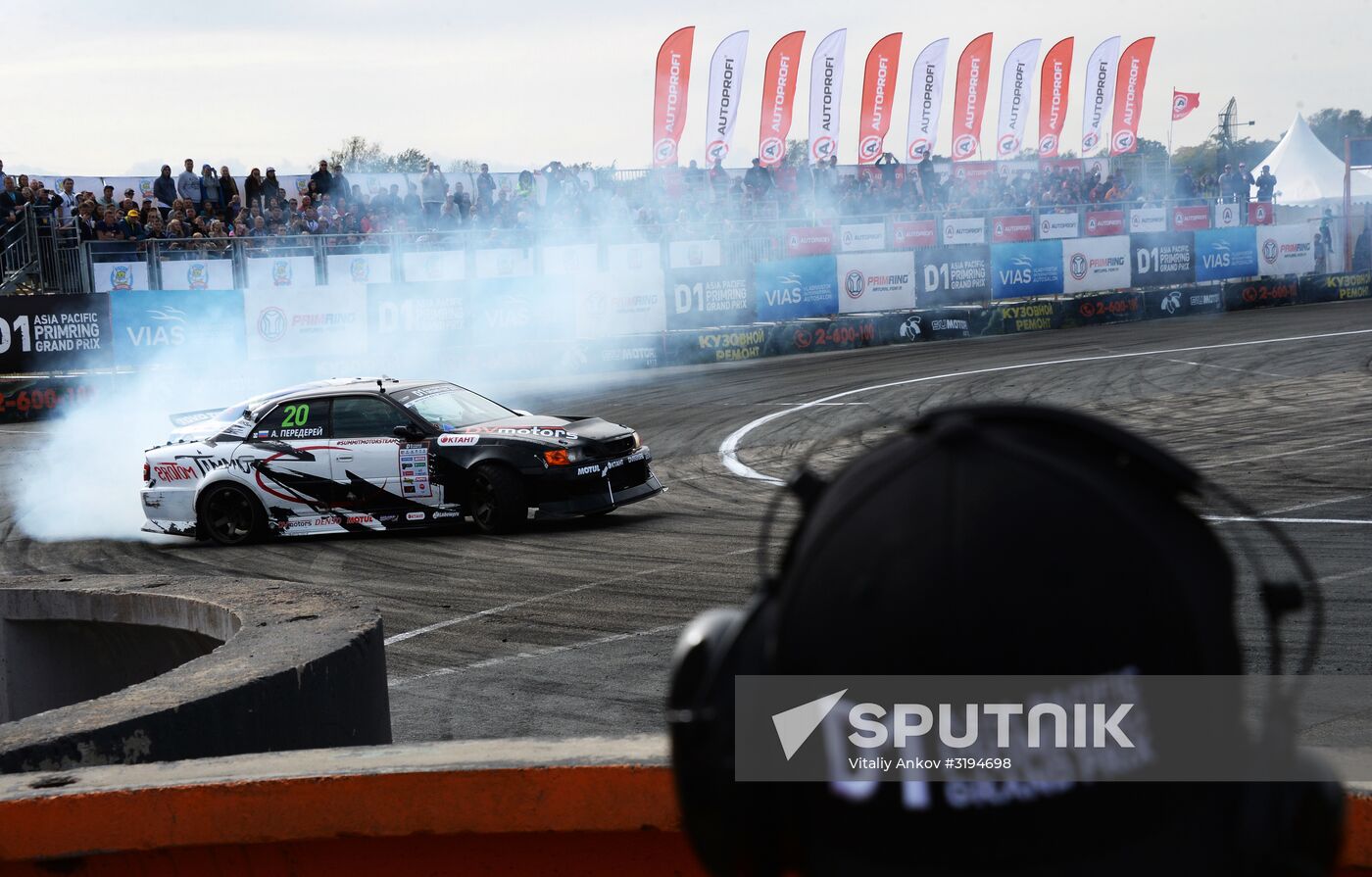 International drifting competition in Vladivostok