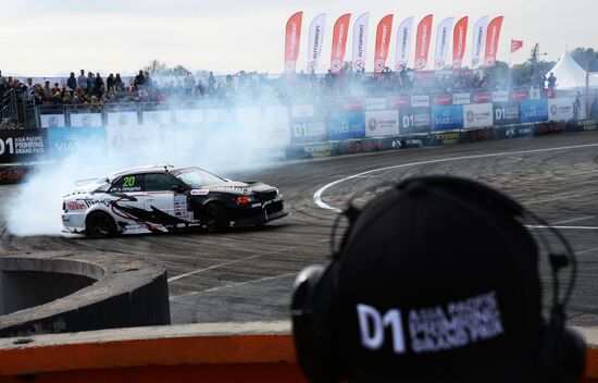 International drifting competition in Vladivostok