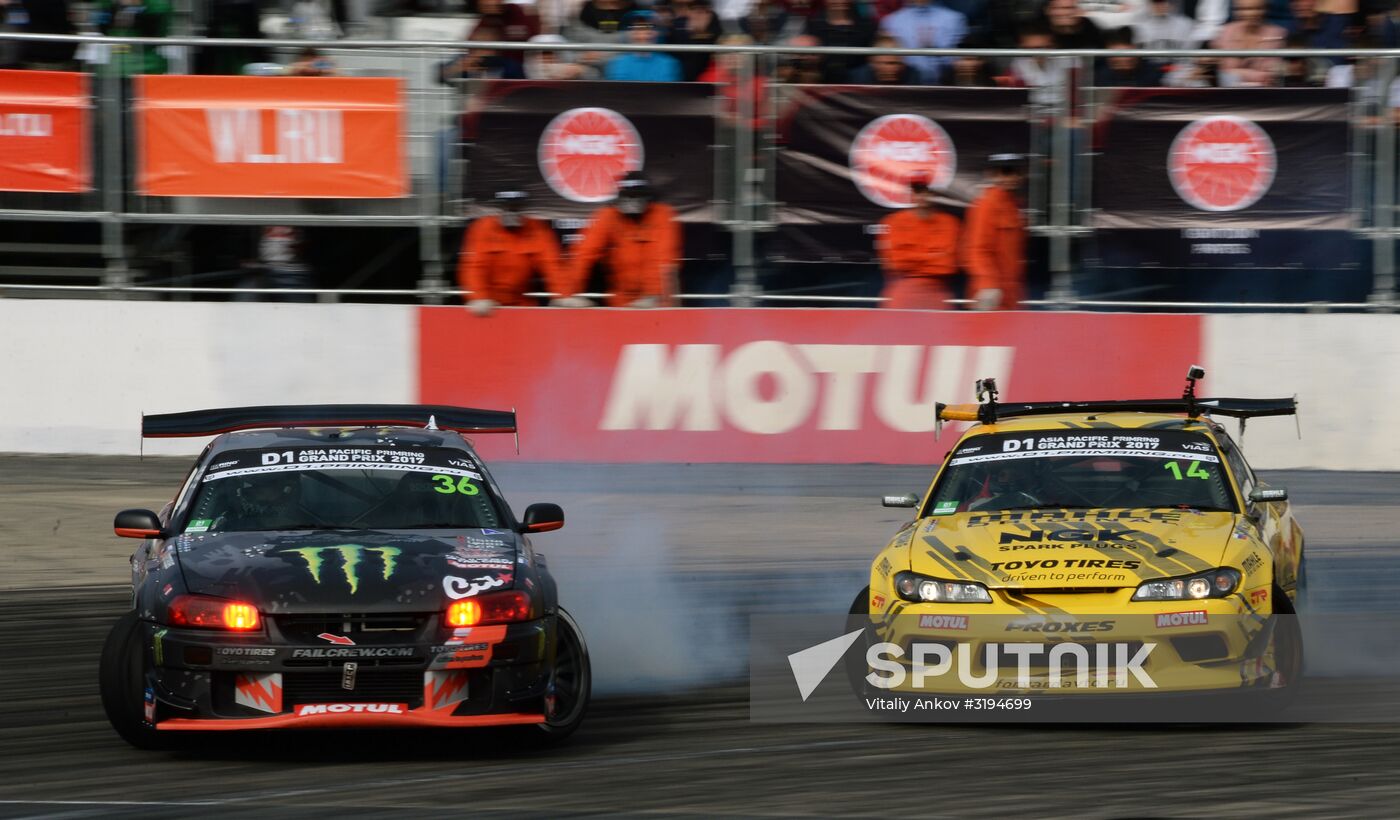 International drifting competition in Vladivostok