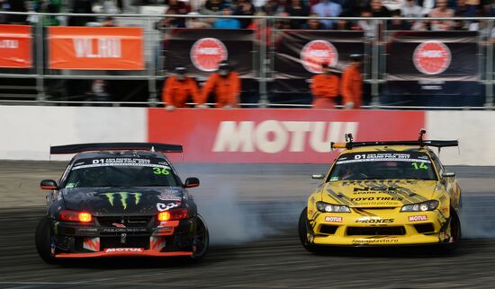 International drifting competition in Vladivostok
