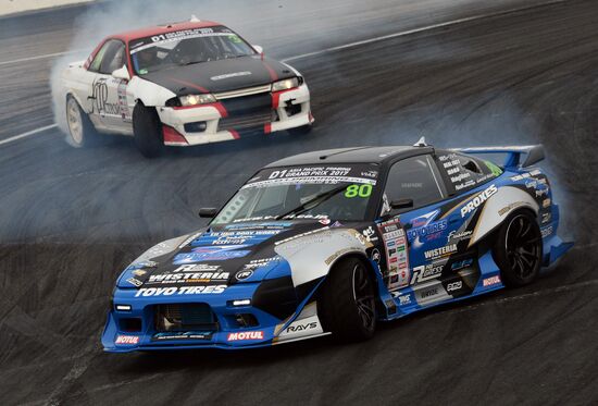 International drifting competition in Vladivostok