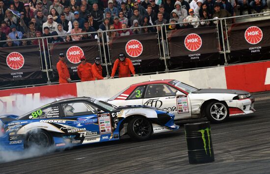 International drifting competition in Vladivostok
