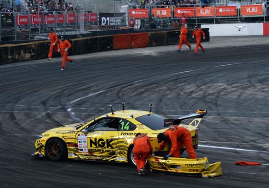 International drifting competition in Vladivostok