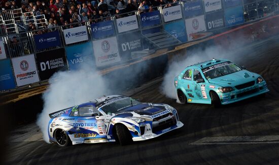 International drifting competition in Vladivostok