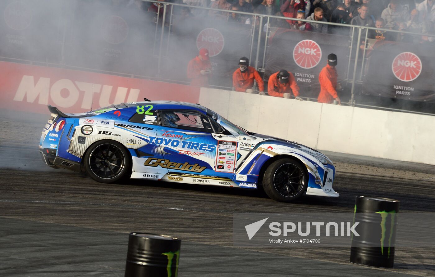 International drifting competition in Vladivostok
