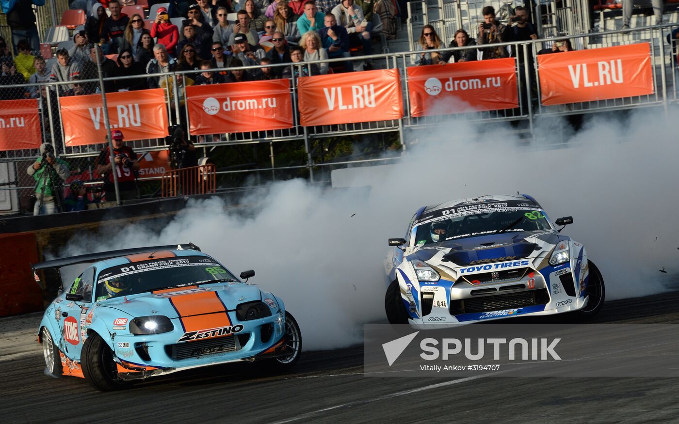 International drifting competition in Vladivostok