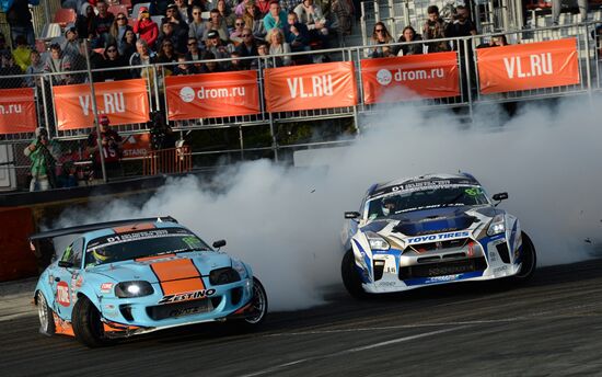 International drifting competition in Vladivostok