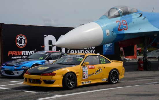 International drifting competition in Vladivostok