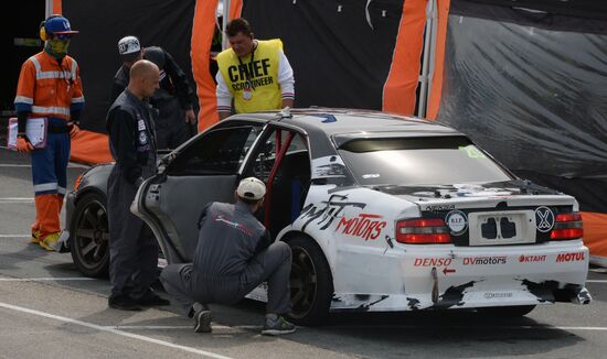 International drifting competition in Vladivostok