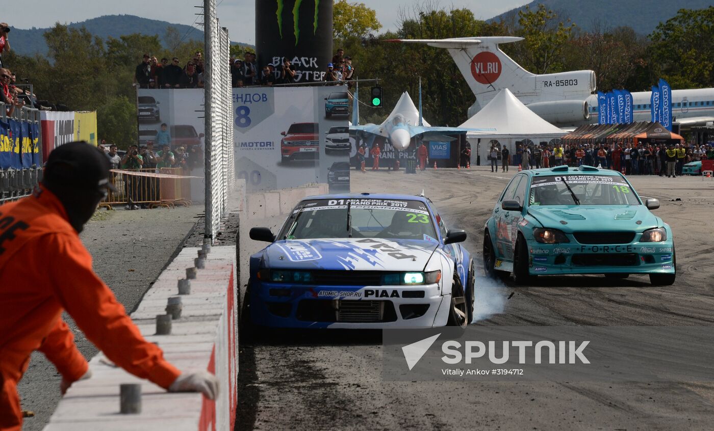 International drifting competition in Vladivostok