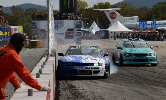 International drifting competition in Vladivostok