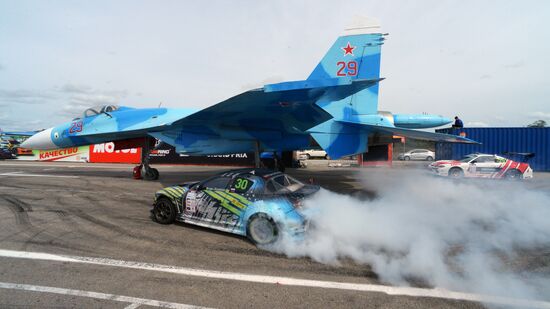 International drifting competition in Vladivostok