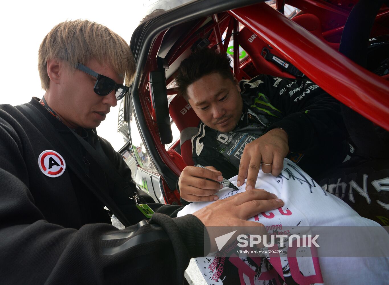 International drifting competition in Vladivostok