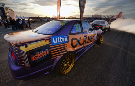 International drifting competition in Vladivostok