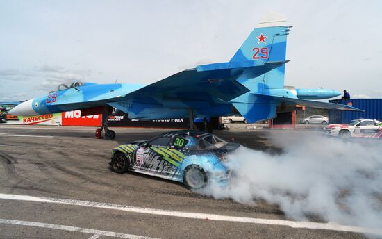 International drifting competition in Vladivostok