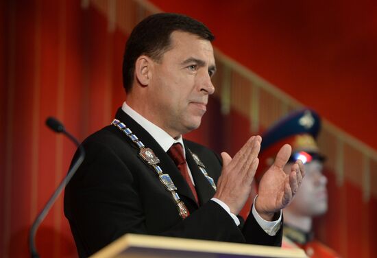 Sverdlovsk Region Governor Yevgeny Kuivashev inaugurated into office