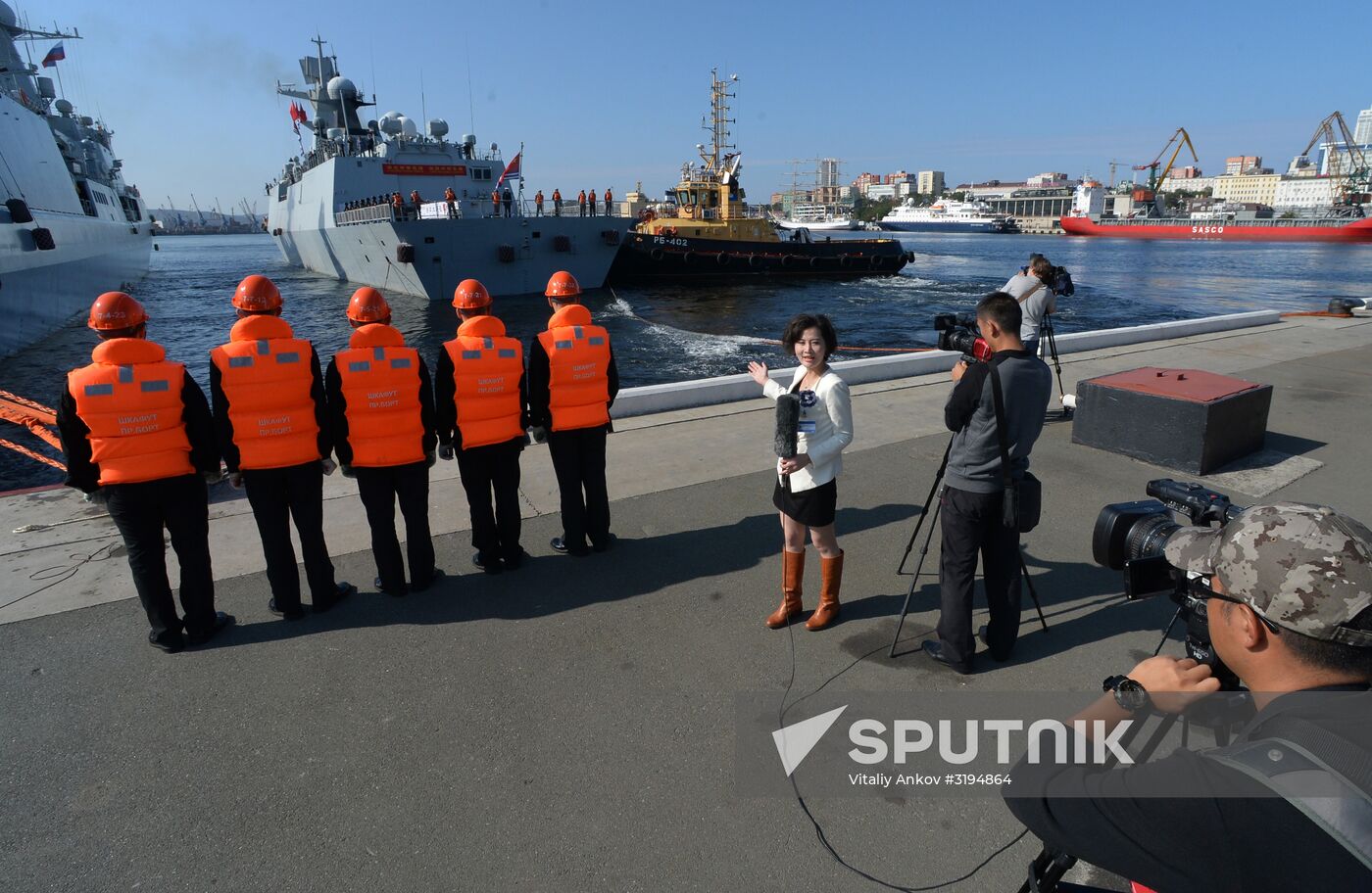 Chinese warships arrive in Vladivostok