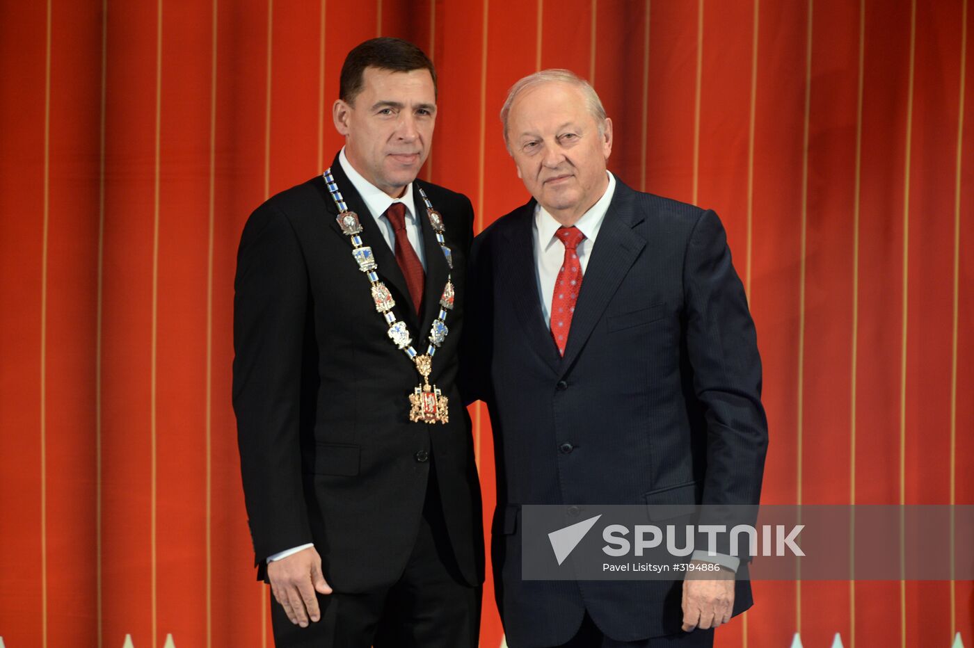 Sverdlovsk Region Governor Yevgeny Kuivashev inaugurated into office