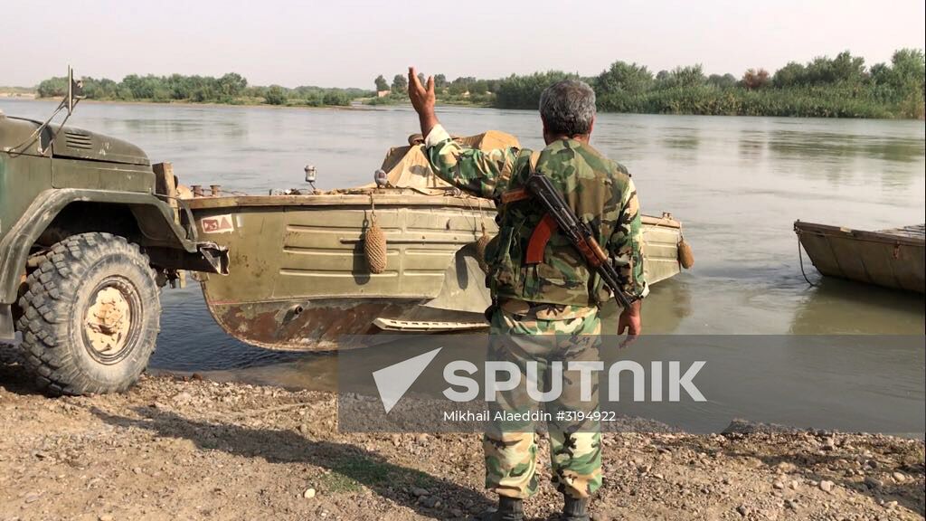 Syrian Army crosses Euphrates River east of Deir ez-Zor