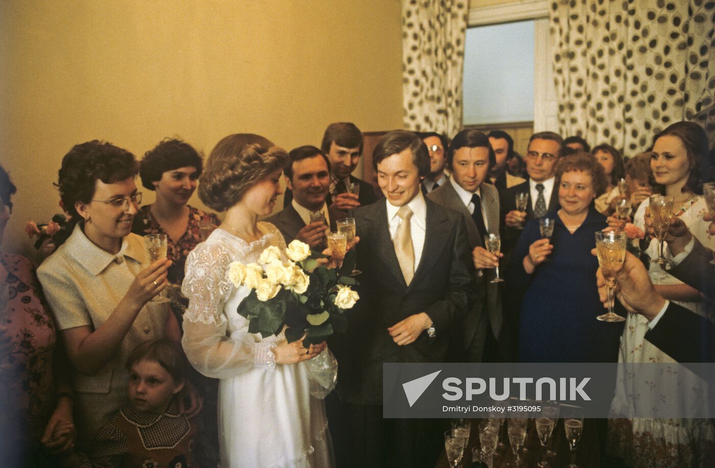 Karpov's and Kuimova's wedding