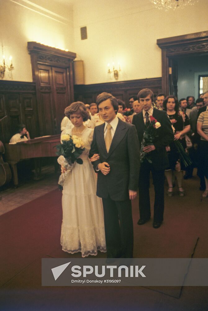 Karpov's and Kuimova's wedding