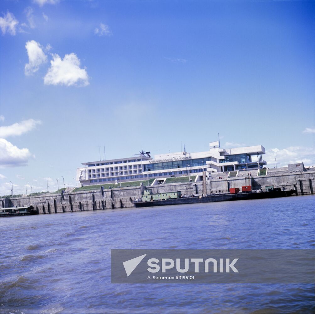 Riverboat Station in Komsomolsk-on-Amur