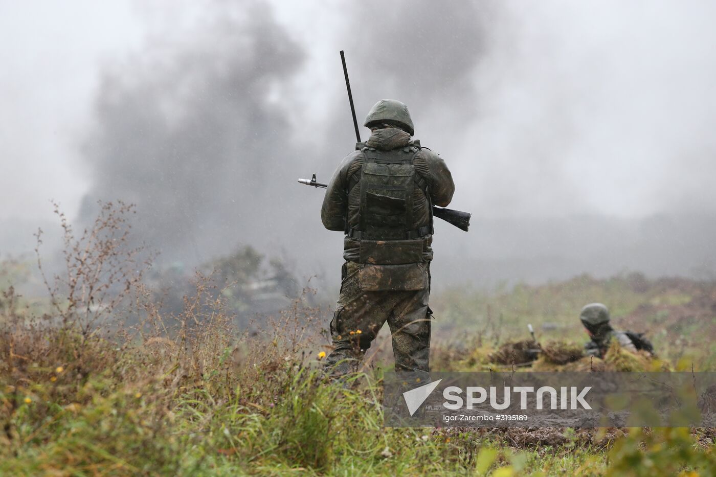 Tactical maneuvers by Baltic Fleet motorized infantry in Kaliningrad Region