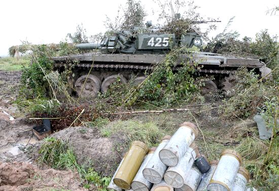 Tactical maneuvers by Baltic Fleet motorized infantry in Kaliningrad Region