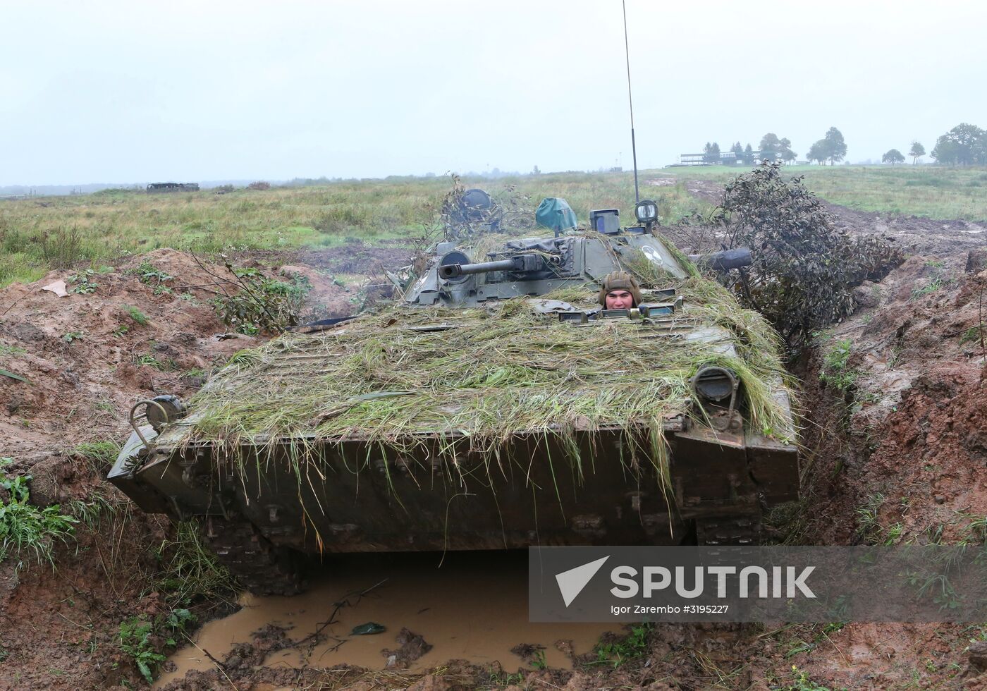 Tactical maneuvers by Baltic Fleet motorized infantry in Kaliningrad Region