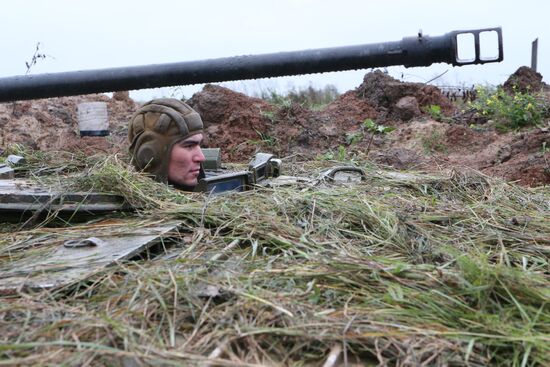Tactical maneuvers by Baltic Fleet motorized infantry in Kaliningrad Region