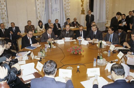Meeting of CIS foreign ministers