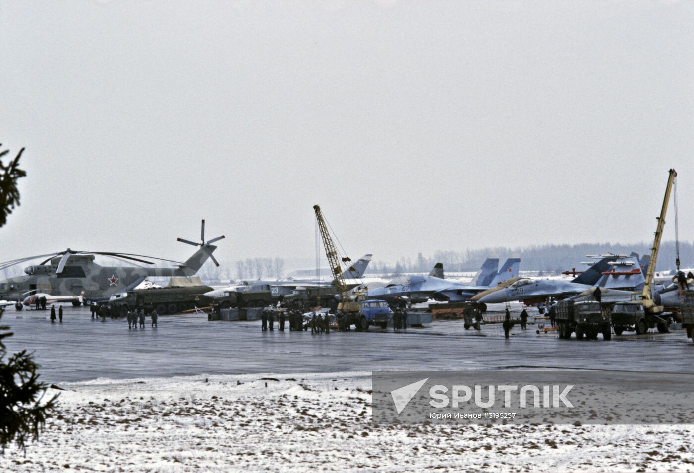 Military airfield near Minsk