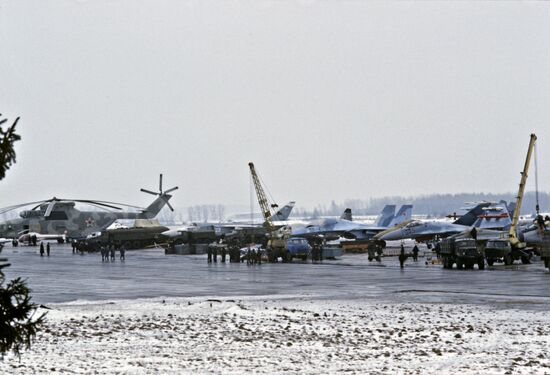 Military airfield near Minsk