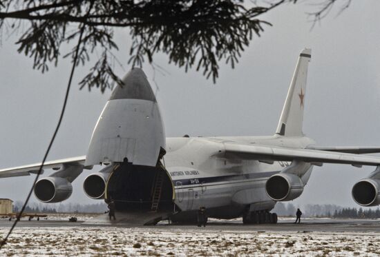 Military airfield near Minsk