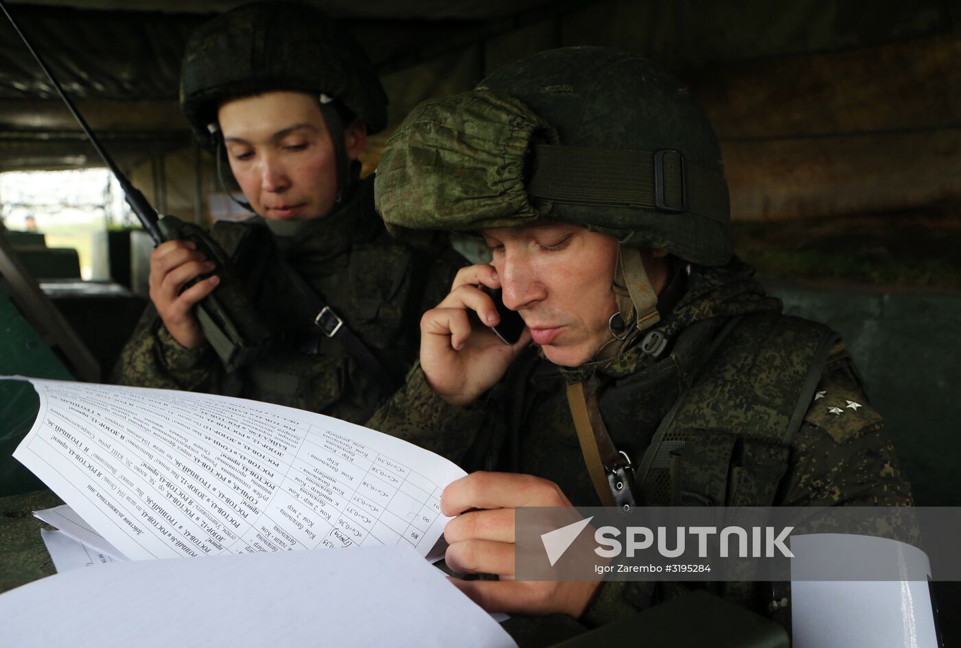 Tactical maneuvers by Baltic Fleet motorized infantry in Kaliningrad Region