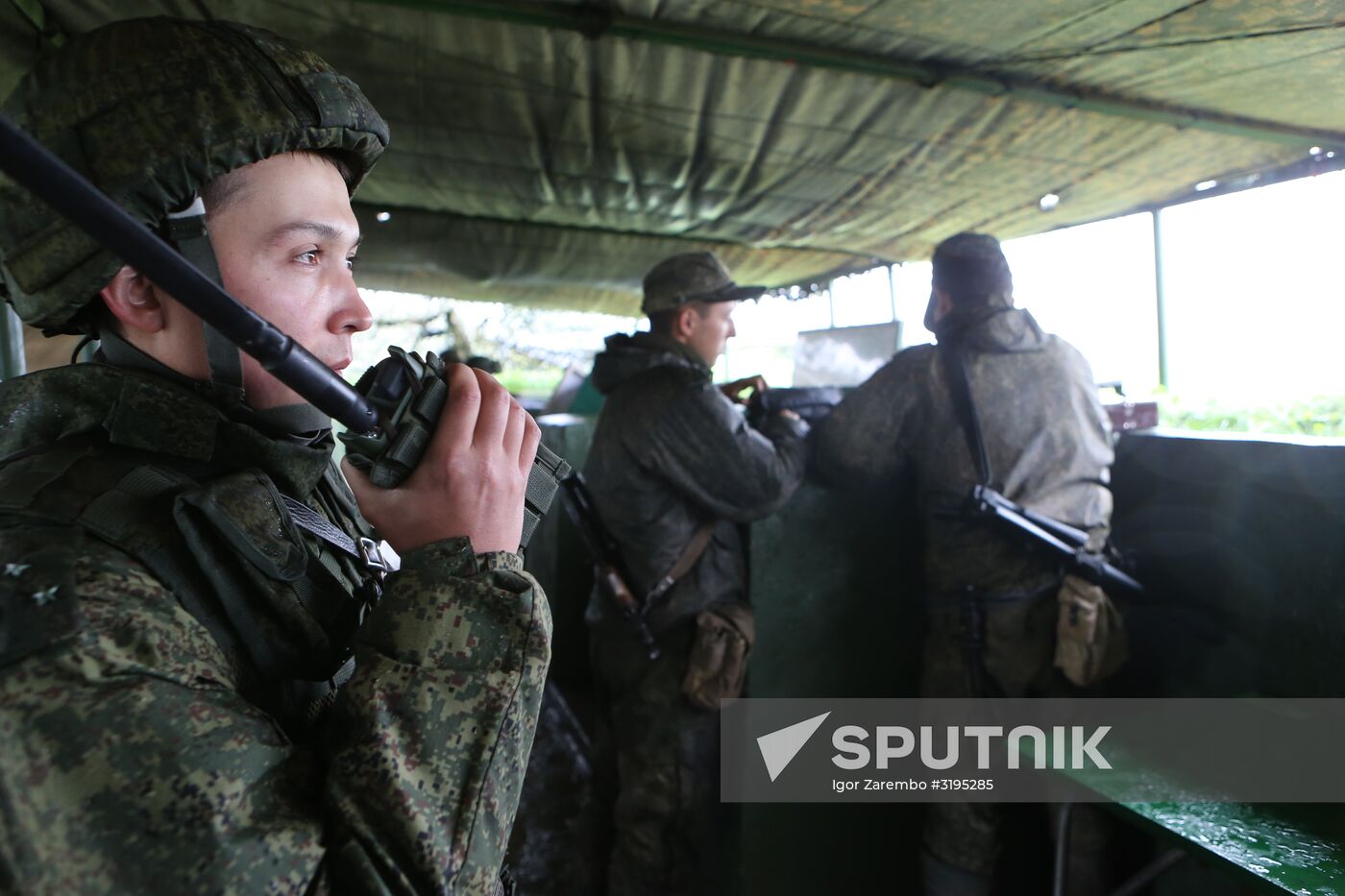 Tactical maneuvers by Baltic Fleet motorized infantry in Kaliningrad Region