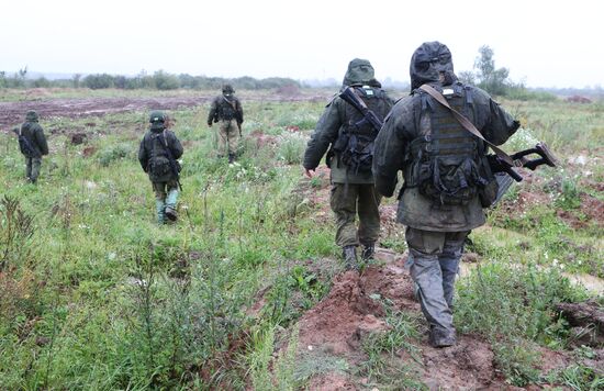 Tactical maneuvers by Baltic Fleet motorized infantry in Kaliningrad Region