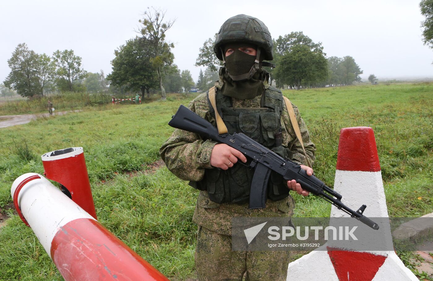 Tactical maneuvers by Baltic Fleet motorized infantry in Kaliningrad Region