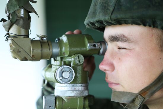 Tactical maneuvers by Baltic Fleet motorized infantry in Kaliningrad Region