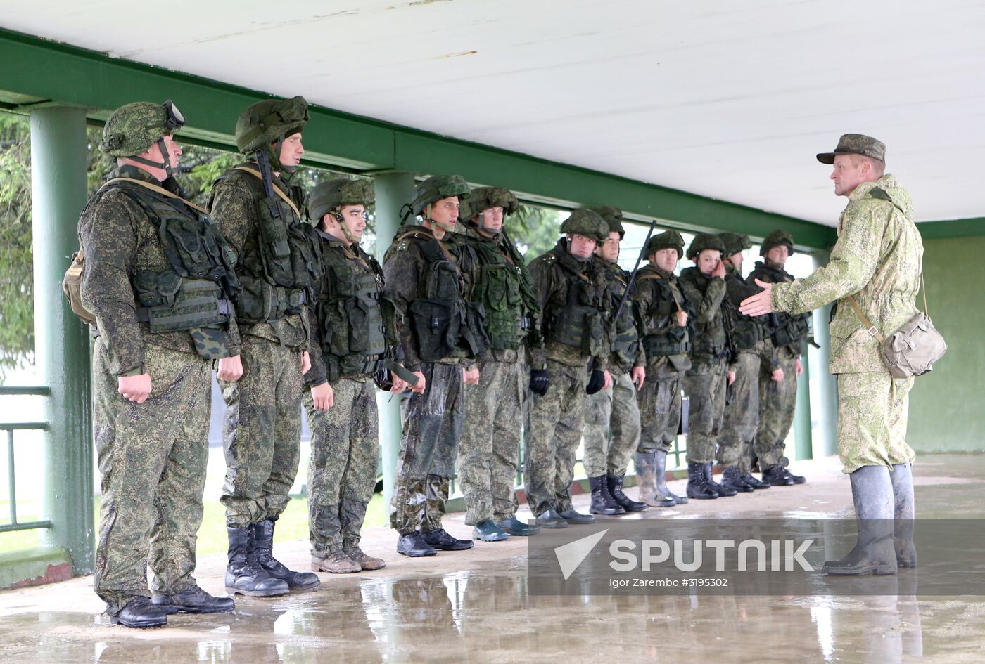 Tactical maneuvers by Baltic Fleet motorized infantry in Kaliningrad Region