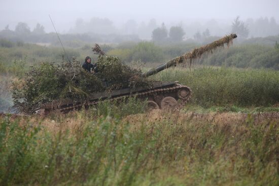 Tactical maneuvers by Baltic Fleet motorized infantry in Kaliningrad Region