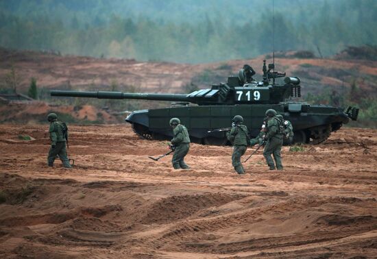 Zapad-2017 Russian-Belarusian exercises in Leningrad Region