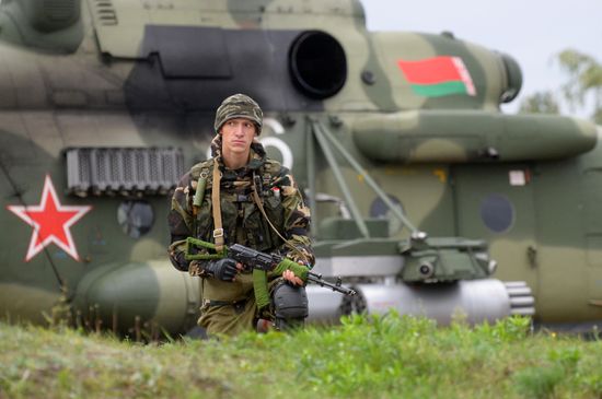 Zapad-2017 Russian-Belarusian exercises in Belarus