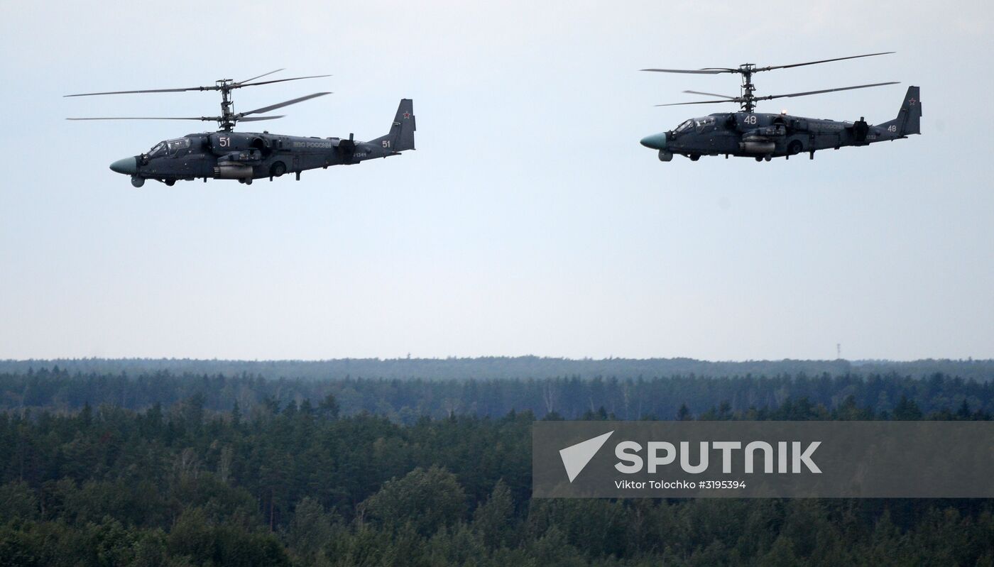 Zapad-2017 Russian-Belarusian exercises in Belarus