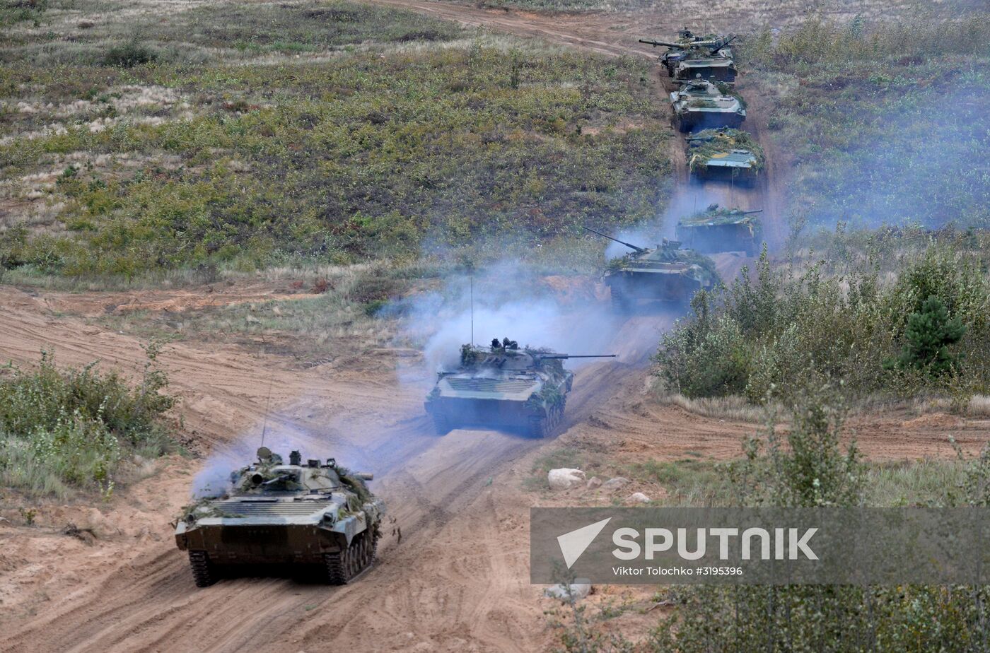 Zapad-2017 Russian-Belarusian exercises in Belarus