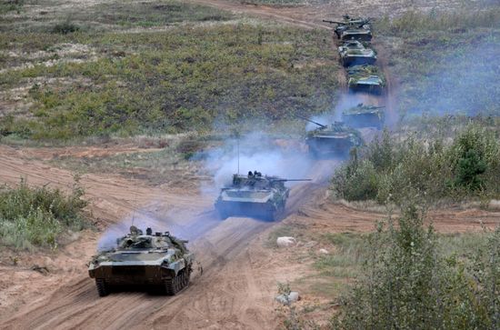 Zapad-2017 Russian-Belarusian exercises in Belarus