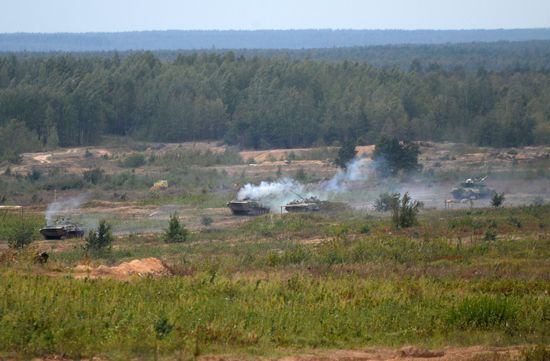 Zapad-2017 Russian-Belarusian exercises in Belarus