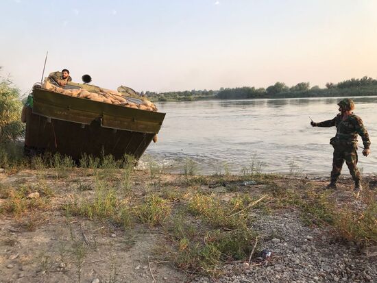 Syrian Army crosses Euphrates River east of Deir ez-Zor