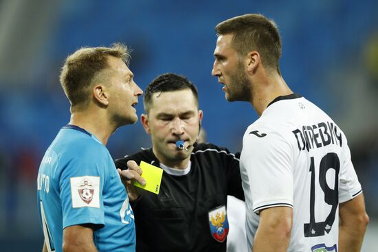 Football. RFPL. Zenit vs. Ufa